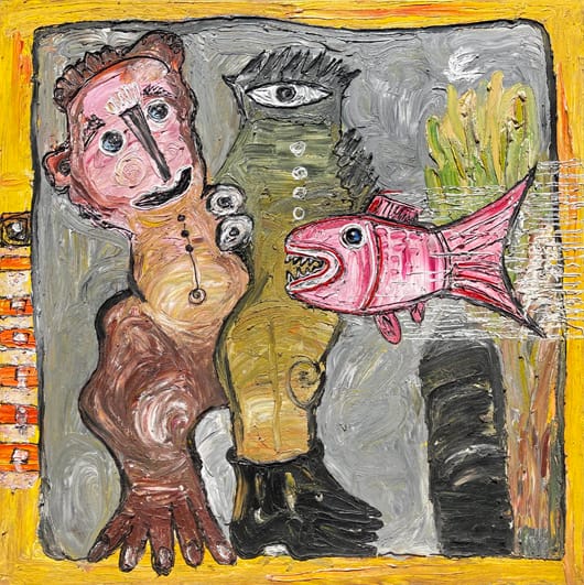 Фантастичното творчество на Ставри Калинов в изложбата Post Mortem